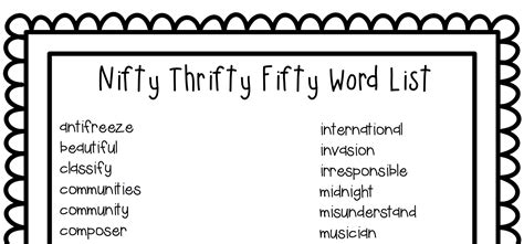 nifty word|nifty word prefix and suffix.